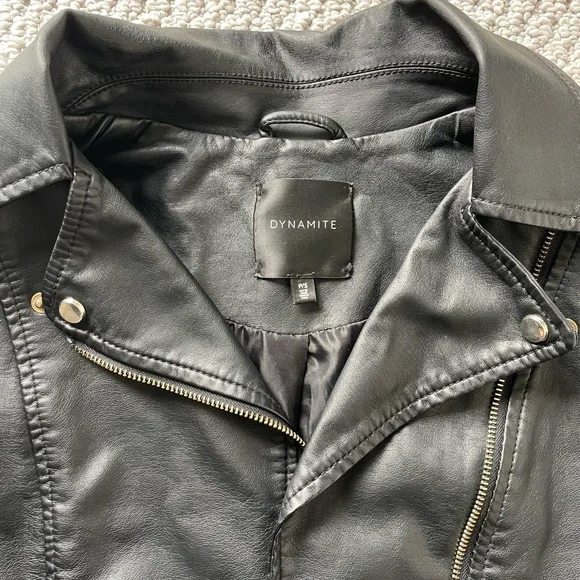 Dynamite Leather Jacket - Picture 2 of 4